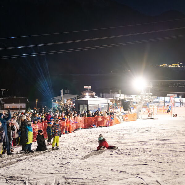 Zielgelände der Ski Show Itter